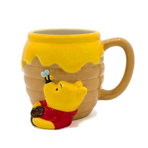 Winnie The Pooh Honey Pot Ceramic 3d Sculpted Mug 23 Ounces Winnie The Pooh Mug Winnie The