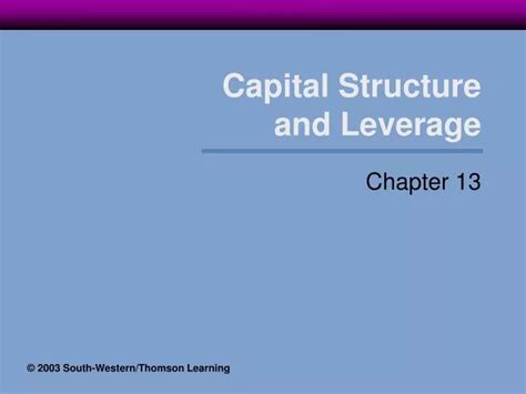 PPT Capital Structure And Leverage PowerPoint Presentation Free