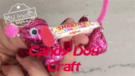 How To Make A Candy Dog An Easy And Cute Valentines Day Craft For