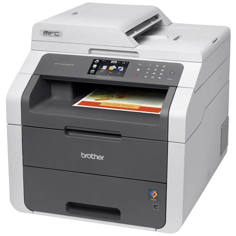 Speed is rated at 12 black and 10 color, which is good for this type of. Brother MFC-9130CW Wireless All-In-One Colour Printer | A ...