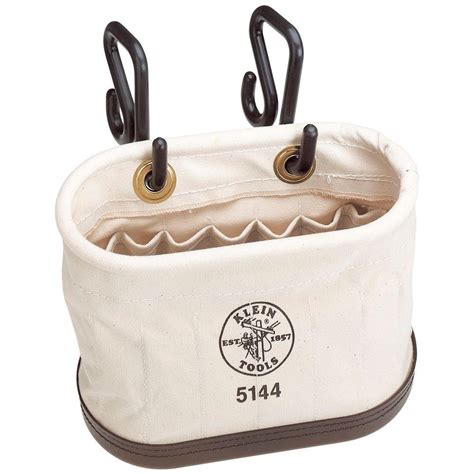 Aerial Oval Bucket 15 Pockets With Hooks 5144 Klein Tools For