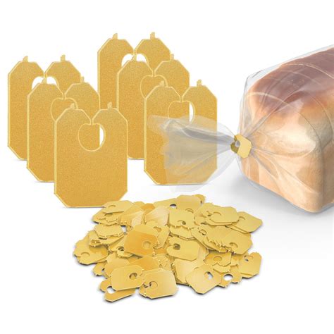 MT Products Plastic Bread Clips 7/8" x 1 1/8" inches - 100 Pieces