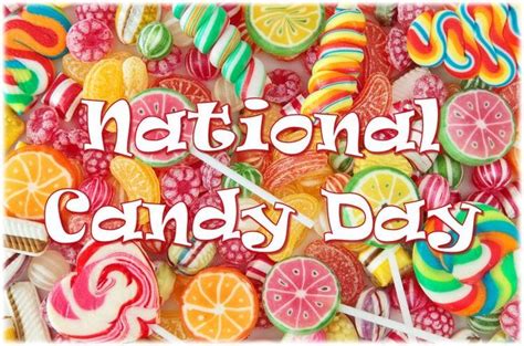 Happy National Candy Day Colorful Fruit Candy Art National Candy Day