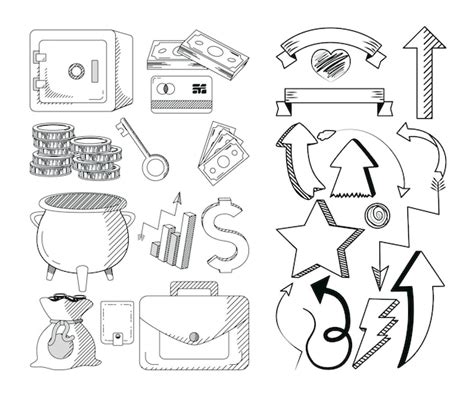 Premium Vector Hand Draw Business Cartoons Black And White