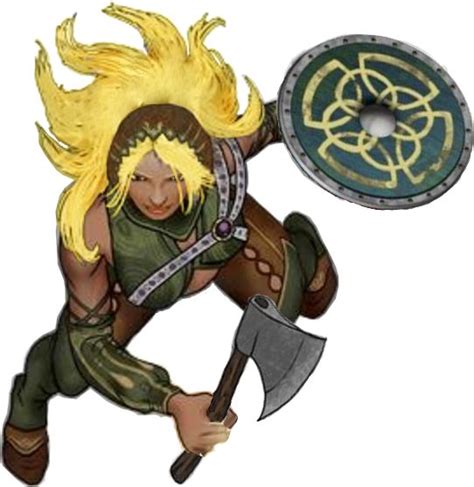 Human Female Fighter Dungeons And Dragons Characters Dnd Characters Gaming Token