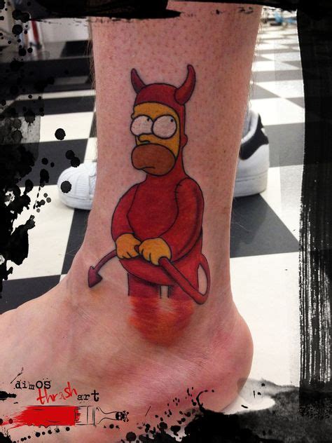 160 Simpsons Tattoo Ideas Simpsons Tattoo Tattoos Cartoon Tattoos