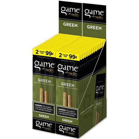 Game Green Cigarillos Atmos Smoke