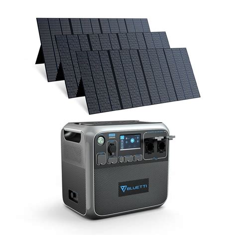 Bluetti Stromerzeuger Bluetti Solar Generator Ac200p Mit 3 X Pv350