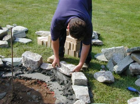 How To Set Stones For A Fire Pit How Tos Diy