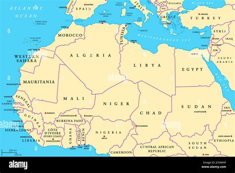 Political Map Of North Africa Tour Map Images And Photos Finder