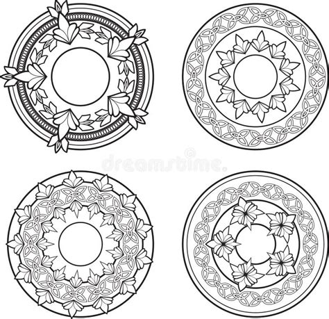 Ornate Medallions Stock Vector Illustration Of Abstract 6737823