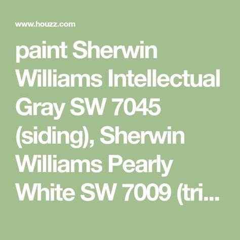 For more answers to design questions, don't forget to visit my blogging friends! paint Sherwin Williams Intellectual Gray SW 7045 (siding ...