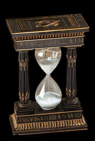 pharaoh column sand timer ancient egyptian hourglass ancient