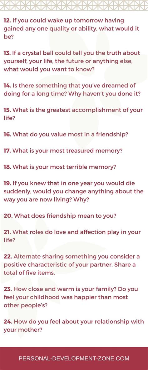 Surprising 36 Questions To Fall In Love In 2021 Printable Version