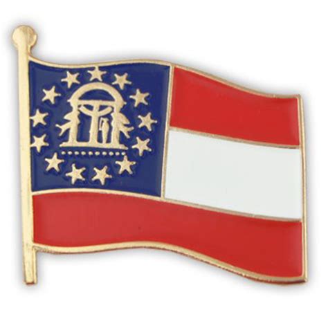 Georgia State Flag Lapel Pin Victory Flags And More
