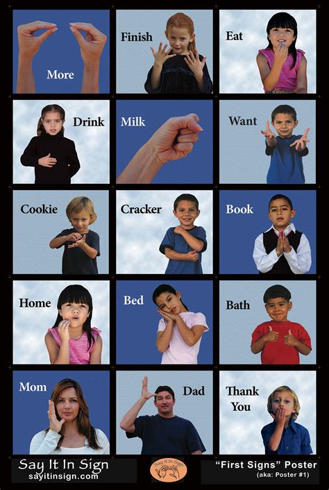 3 Posters Bundle Asl Posters Sign Language Posters Learn Etsy Sign