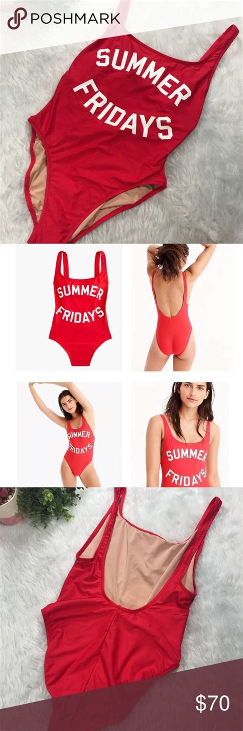 Nwt J Crew Summer Fridays Plunging Scoopback 1 Pc This Is A Sexier