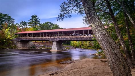 Conway Covered Bridge New Hampshire Conway Covered