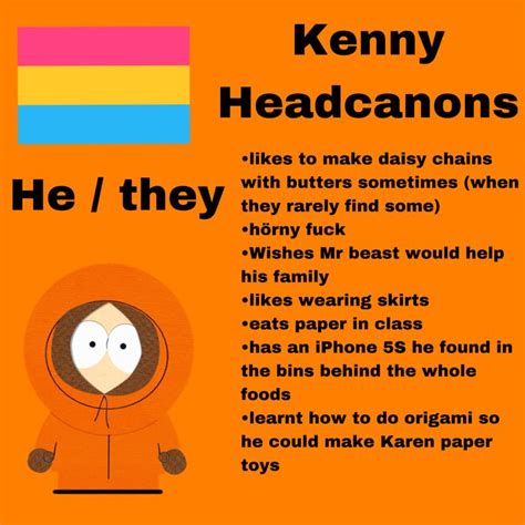Kenny Headcanons Kenny South Park Tweek South Park South Park Funny