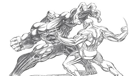 Two People Fighting Drawing At Getdrawings Free Download