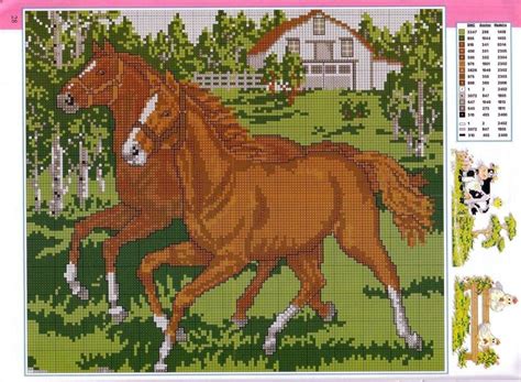 Cavalo Em Ponto Cruz Pequeno