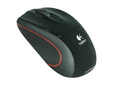 Logitech Wireless Mouse M505 910 001321 Black 3 Buttons Tilt Wheel