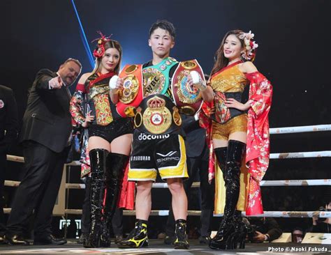 Naoya Inoue Unified All Four Bantamweight Belts In 2022 Four Belts At