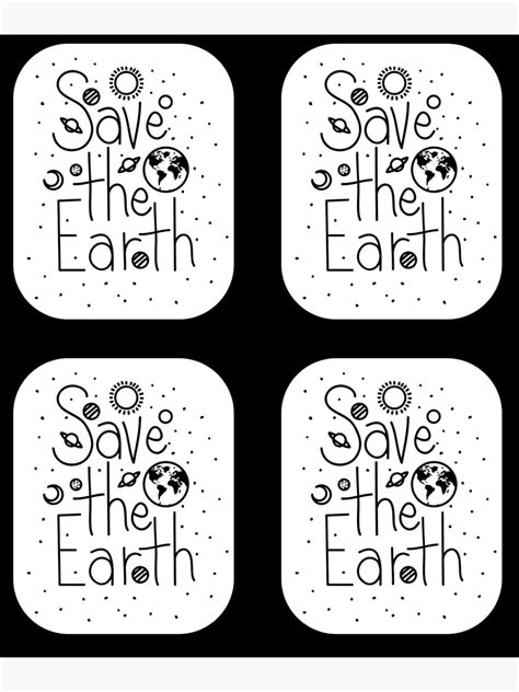 Save The Earth Save Our Planet Poster For Sale By Gexwerk Redbubble