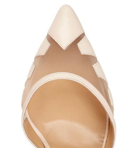 BIONDA CASTANA Lana Blush Pointed Leather Pumps Shoes Post