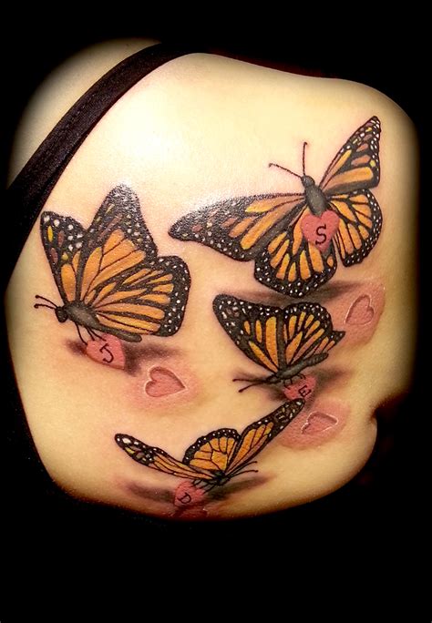 Butterfly Tattoo 3d Realistic Done At Masterpiece Tattoo
