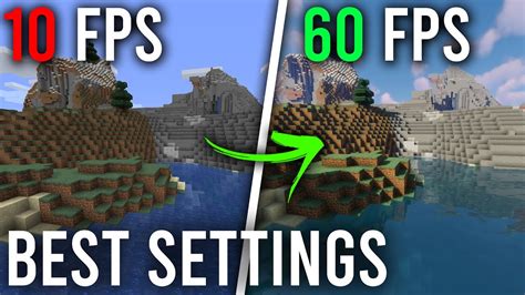 Best Optifine Settings For Minecraft Best Settings For Optifine Youtube