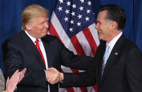 Trump Calls Romney ‘a Great Man ’ But Works To Undermine Him And Block Senate Run The