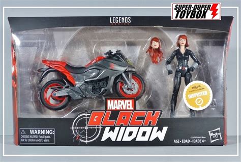 Super Dupertoybox Marvel Legends Black Widow And Motorcycle