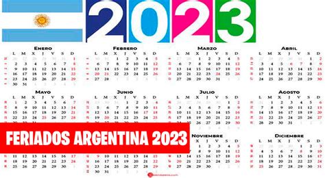 Feriados 2023 En Argentina Calendario Completo Con Los Días No