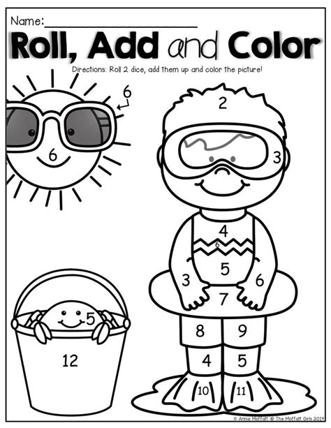Printable Summer Activities Preschool