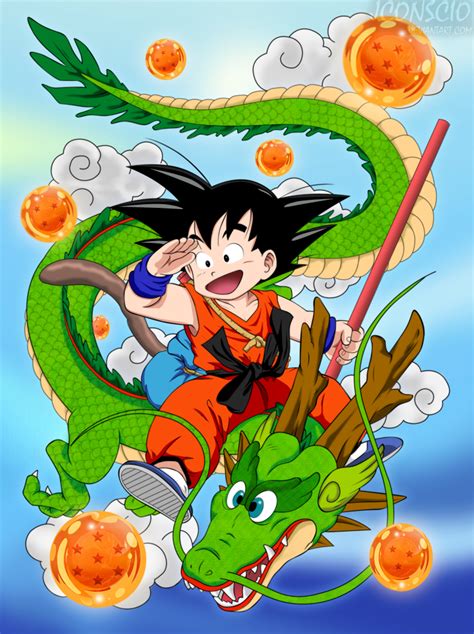 Goku And Shenron By Jconscio On Deviantart