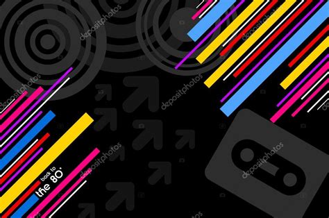 Pictures Music Backgrounds 80s Pop Music Background — Stock Photo