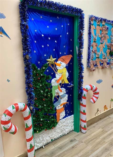 Preschool Holiday Door Decorations