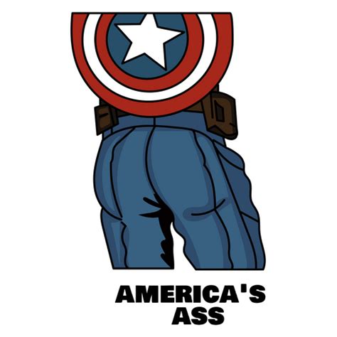 captain america s ass sticker sticker mania