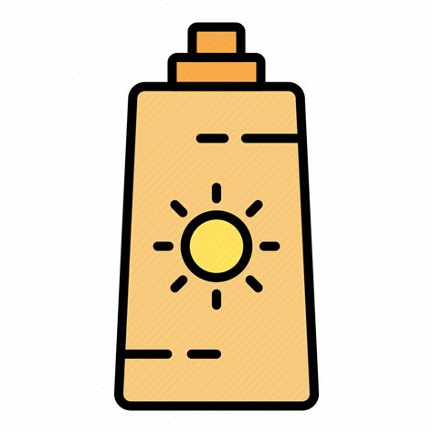 Cream Lotion Sun Sunscreen Icon Download On Iconfinder