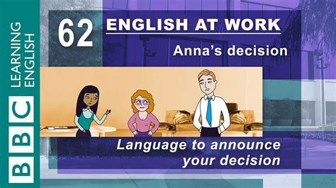 Learn english with these free learning english videos and materials from bbc learning english. BBC - BBC Learning English, English At Work - 62 ...