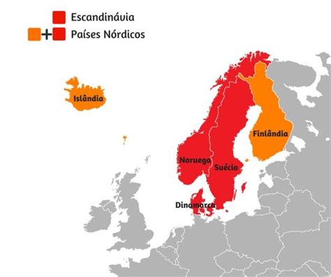 Escandinávia Países Mapa E Curiosidades Toda Matéria
