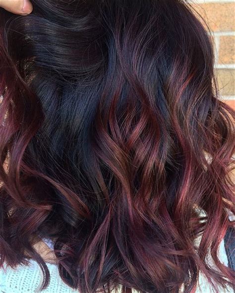 Burgundy Hair Color Ideas And Hairstyles Chic Academic Red Balayage