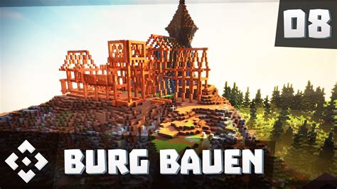 Minecraft Burg Bauen 08 Mittelalter Tutorial Lets Build Youtube