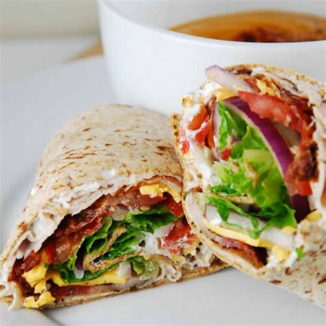 Bacon Ranch Turkey Wrap Recipe LaaLoosh