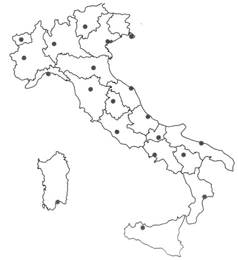 Regioni d italia e capoluoghi di provincia elenco e cartina. CARTINA ITALIA CON REGIONI E CAPOLUOGHI DA STAMPARE - Wroc ...