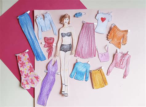 Stay Home And Make A Paper Doll Draw A Story