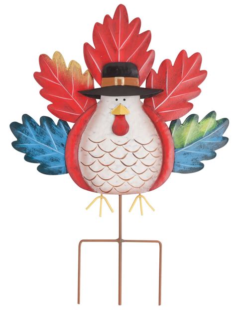 It's time for plaid, pumpkins, and. Thanksgiving Outdoor Garden Stakes | Thanksgiving Wikii