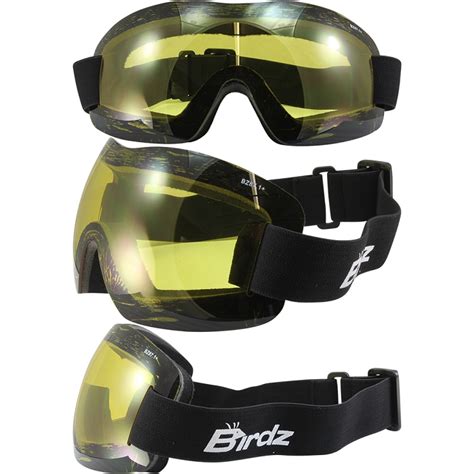 Lightweight Motorcycle Goggles Yellow Lens