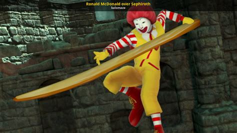 Ronald Mcdonald Over Sephiroth Super Smash Bros Ultimate
